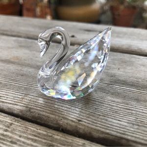 Swarovski Crystal Swan Figurine